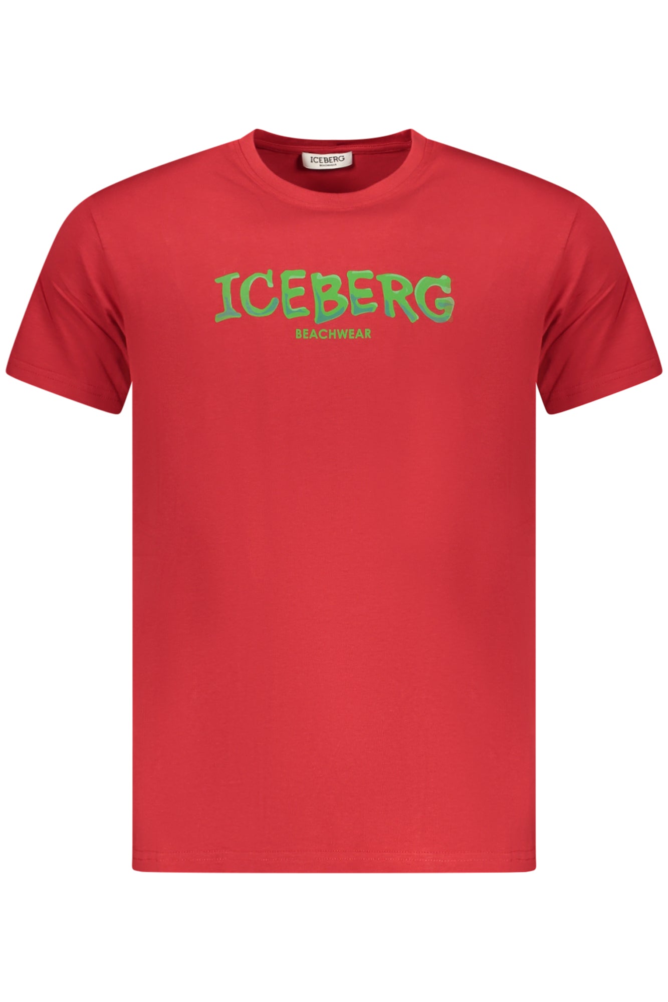 CAMISETA DE MANGA CORTA PARA HOMBRE ICEBERG, ROJA