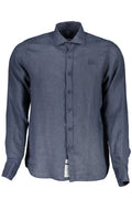 CAMISA AZUL DE MANGA LARGA PARA HOMBRE DE LA MARTINA