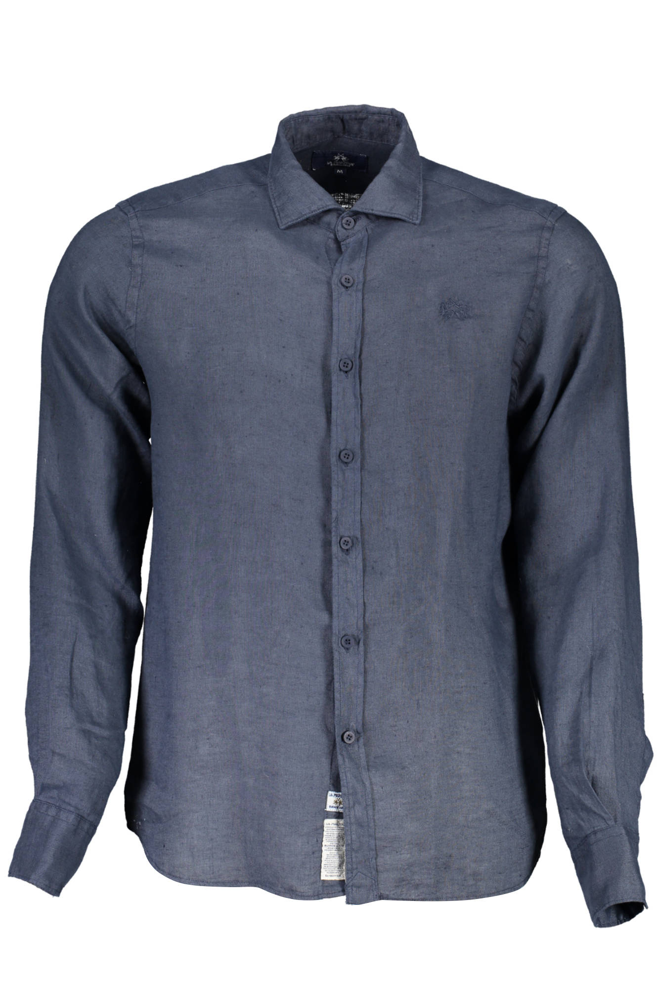 CAMISA AZUL DE MANGA LARGA PARA HOMBRE DE LA MARTINA