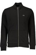 Sudadera negra con cremallera para hombre de La Martina