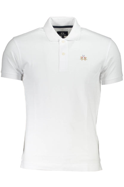 Polo de Manga Corta para Mujer  Bianco (Slim Fit)