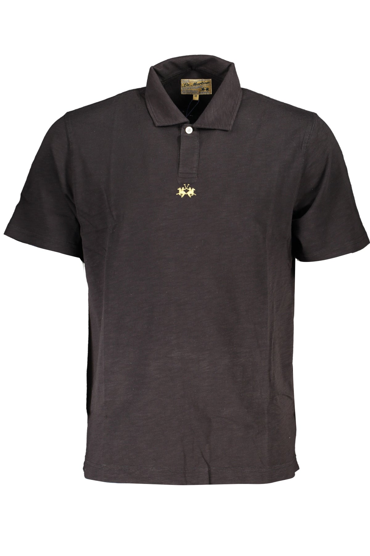 POLO DE MANGA CORTA PARA HOMBRE LA MARTINA, NEGRO