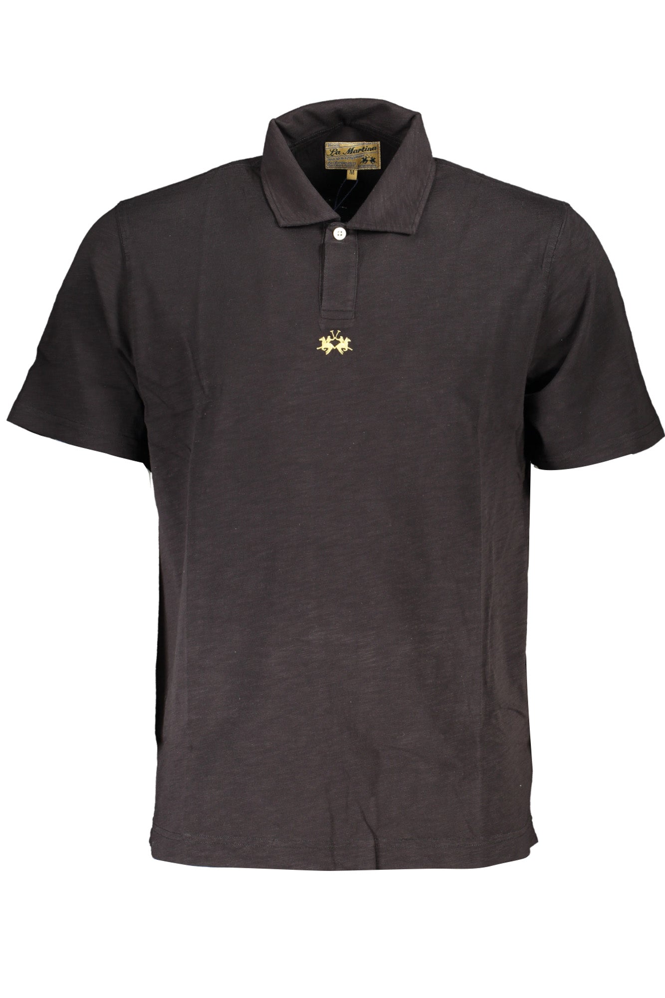 POLO DE MANGA CORTA PARA HOMBRE LA MARTINA, NEGRO