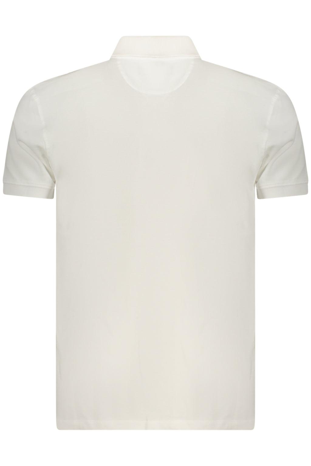 Polo de manga corta para hombre, color azul marino, blanco.