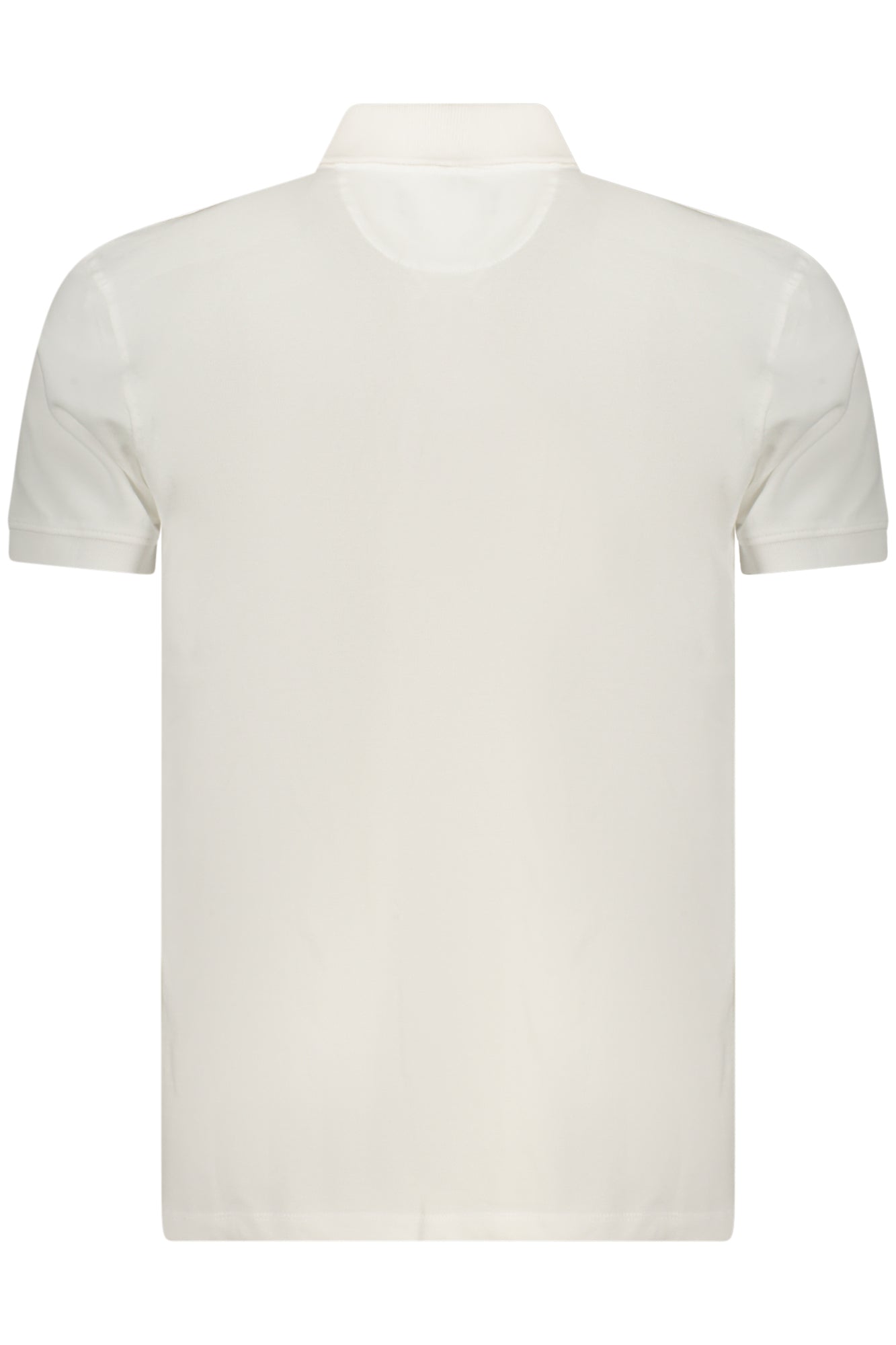 Polo de manga corta para hombre, color azul marino, blanco.