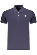 Camisa polo de manga corta para hombre, color azul marino.