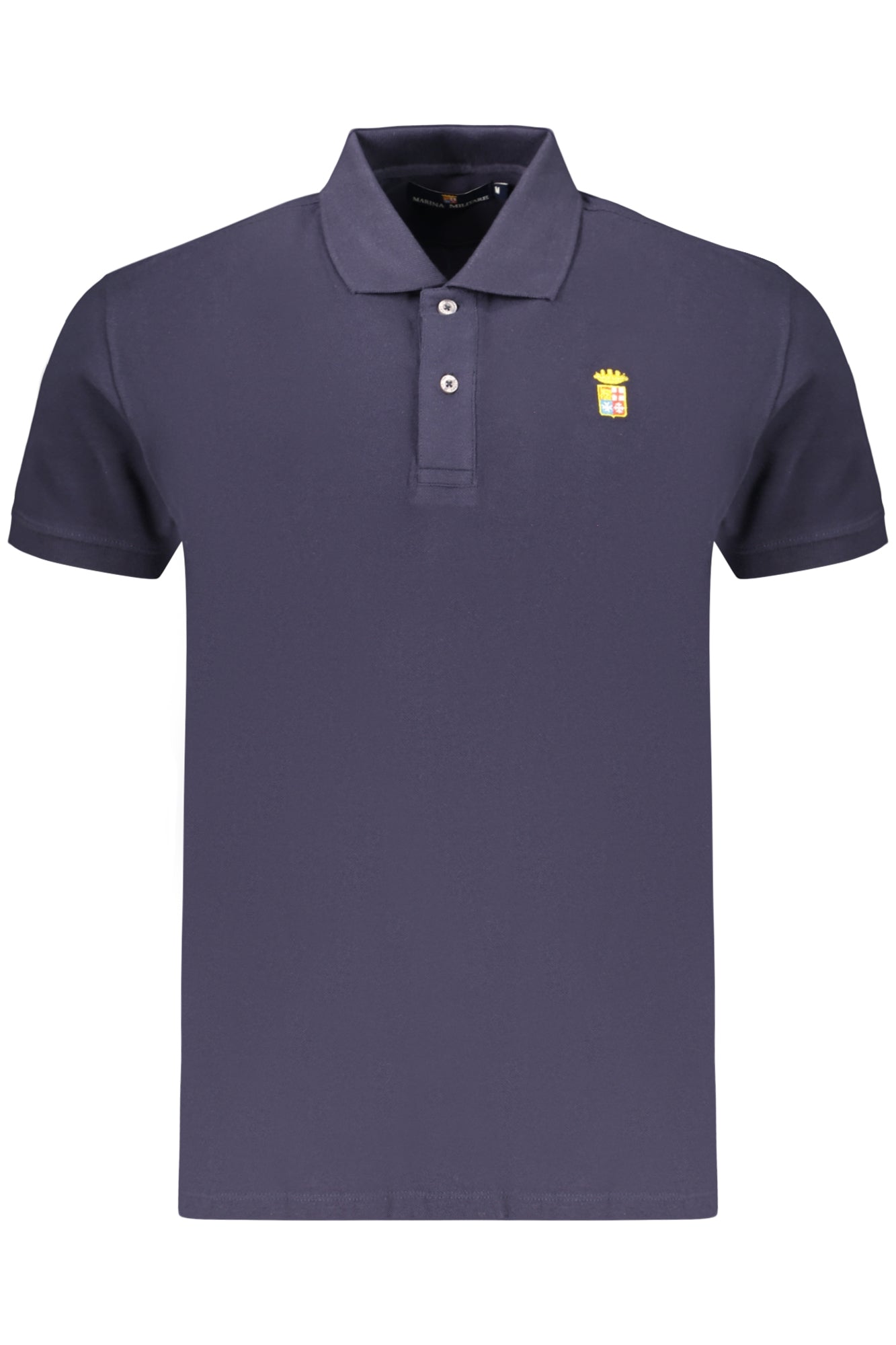 Camisa polo de manga corta para hombre, color azul marino.