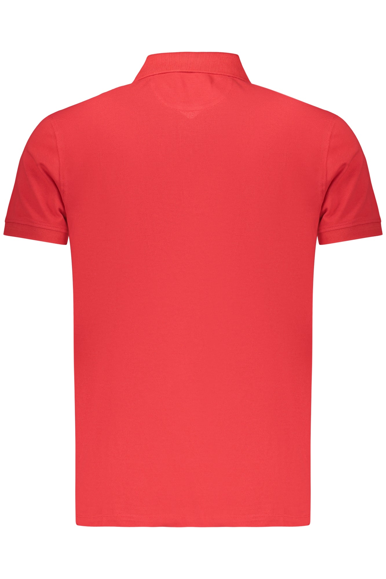 POLO DE MANGA CORTA ROJO Y AZUL MARINO PARA HOMBRE