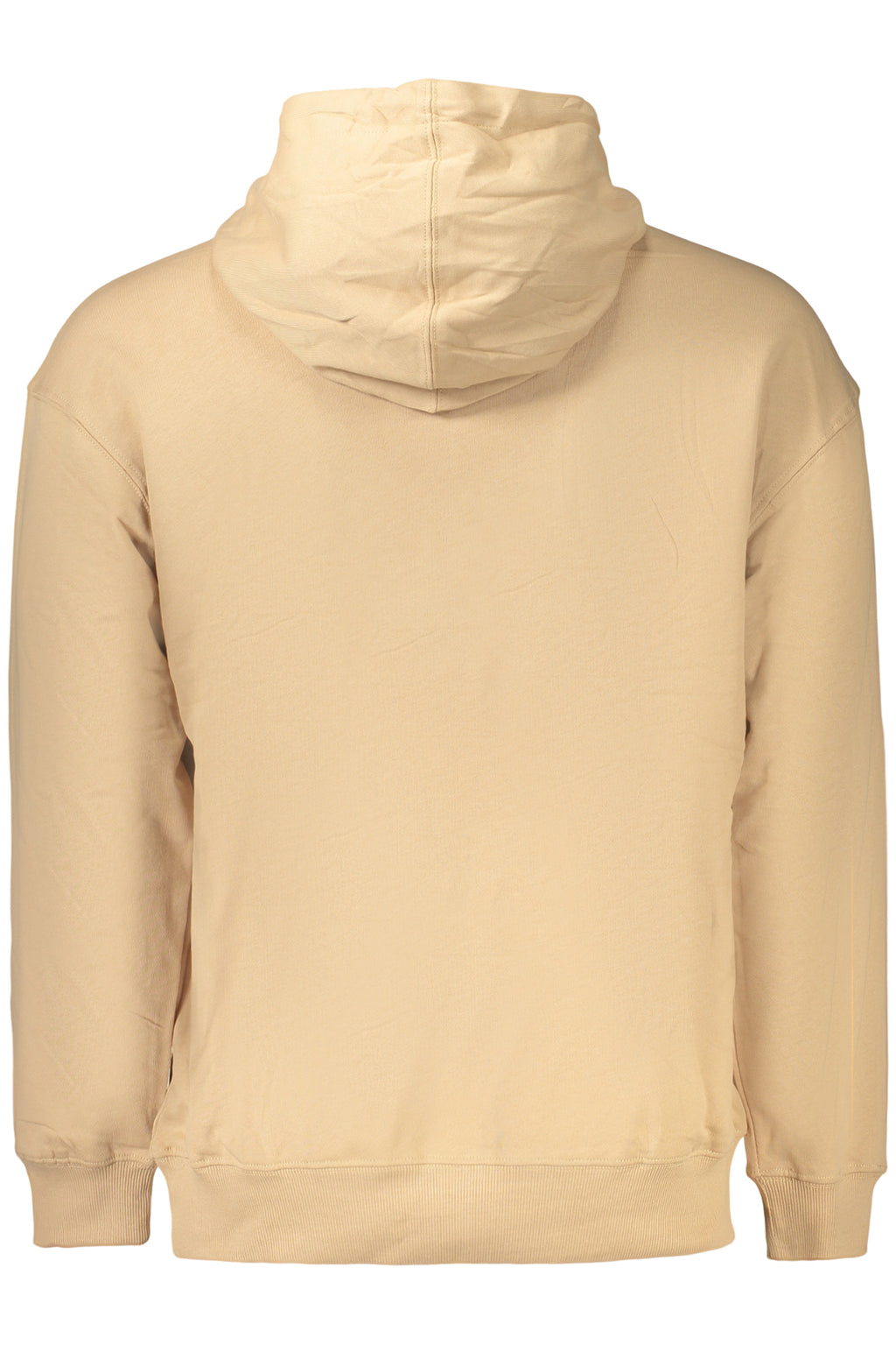 Sudadera con Capucha para Mujer  Beige (Sin Cremallera)