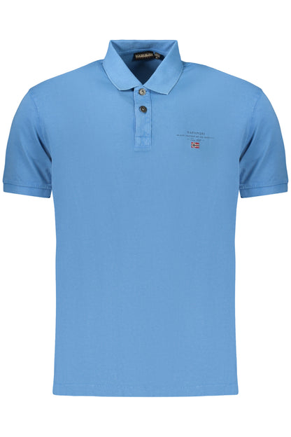 POLO HOMME � MANCHES COURTES NAPAPIJRI, BLEU