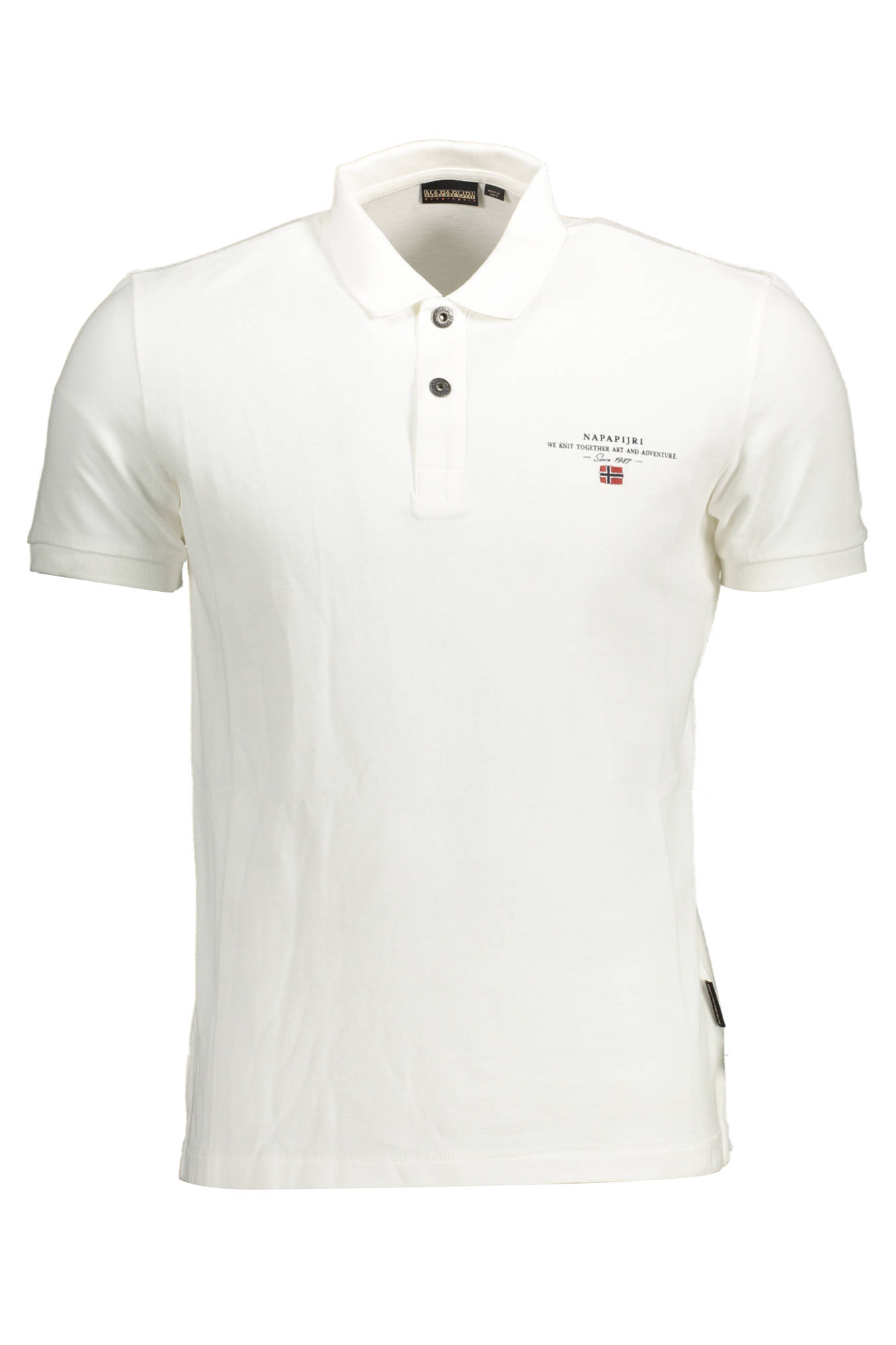 POLO DE MANGA CORTA PARA HOMBRE NAPAPIJRI, BLANCO