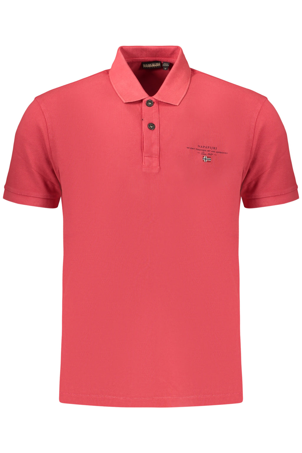 Polo de manga corta para hombre NAPAPIJRI, rojo.