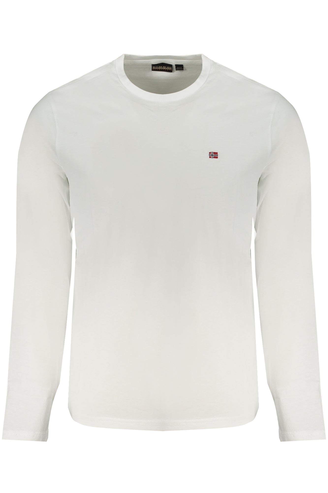CAMISETA DE MANGA LARGA PARA HOMBRE NAPAPIJRI BLANCA