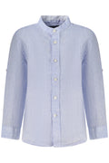 Camisa azul celeste de lino para hombre North Sails
