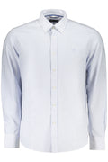 Camisa de manga larga para hombre North Sails, azul.