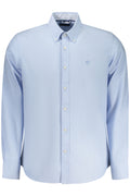 Camisa de manga larga para hombre North Sails, azul.