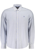 Camisa de manga larga para hombre North Sails, azul.