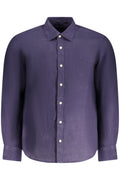 Camisa de manga larga para hombre North Sails, azul.