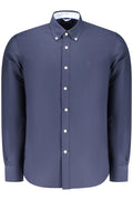 Camisa de manga larga para hombre North Sails, azul.