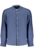 Camisa de manga larga para hombre North Sails, azul.