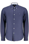 Camisa de manga larga para hombre North Sails, azul.
