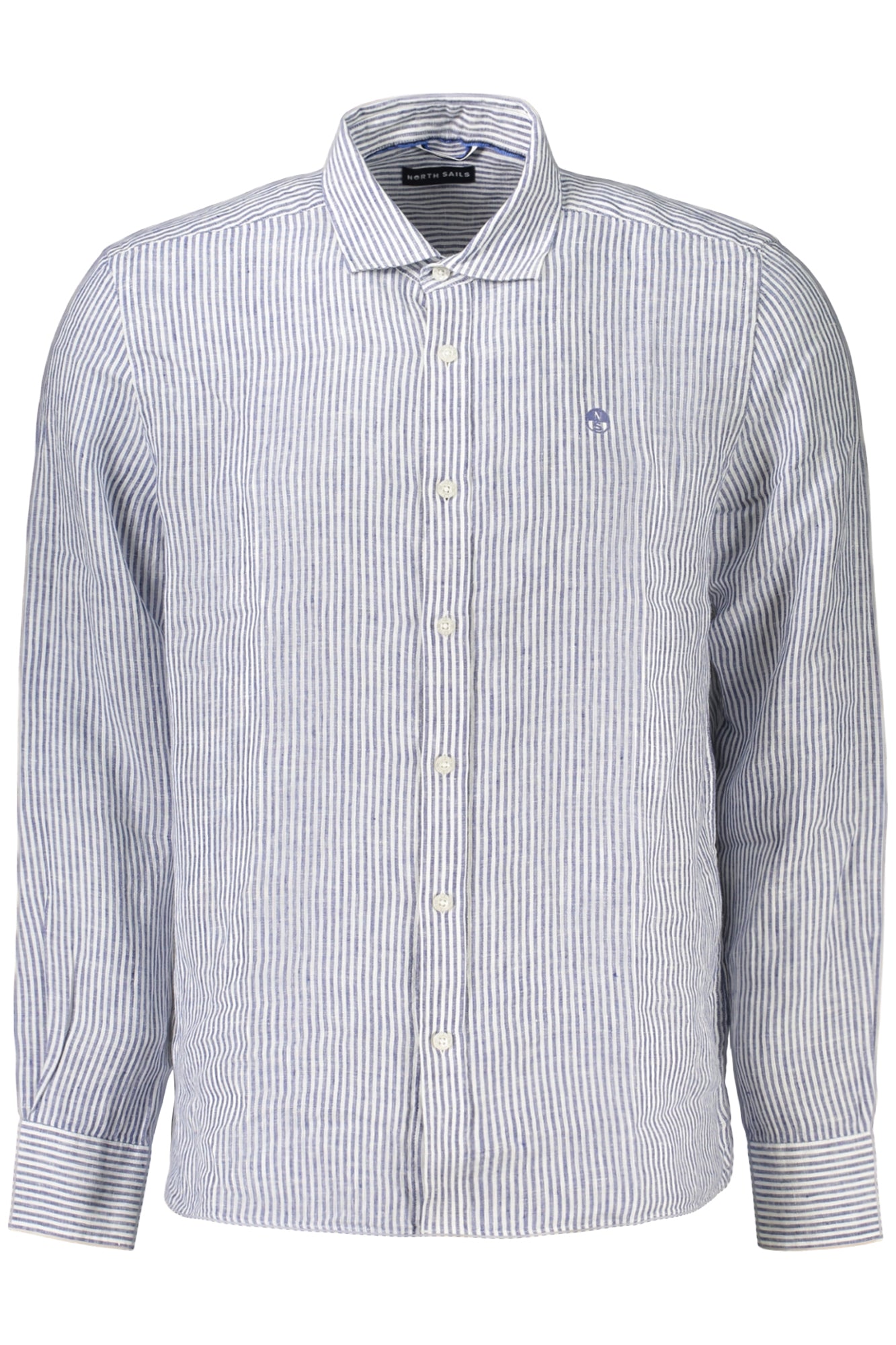 Camisa de manga larga para hombre North Sails, azul.