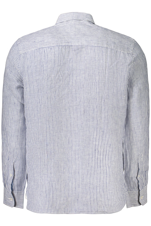 Camisa de manga larga para hombre North Sails, azul.