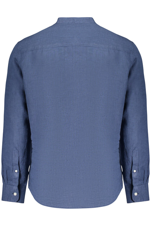 Camisa de manga larga para hombre North Sails, azul.