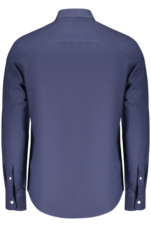 Camisa de manga larga para hombre North Sails, azul.