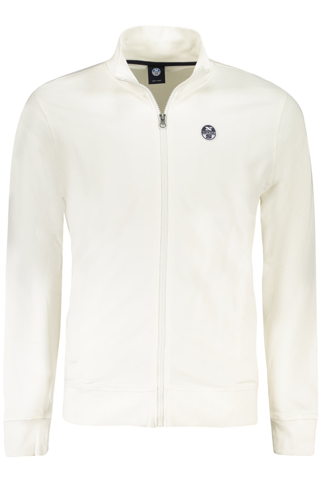 Sudadera blanca con cremallera para hombre de North Sails