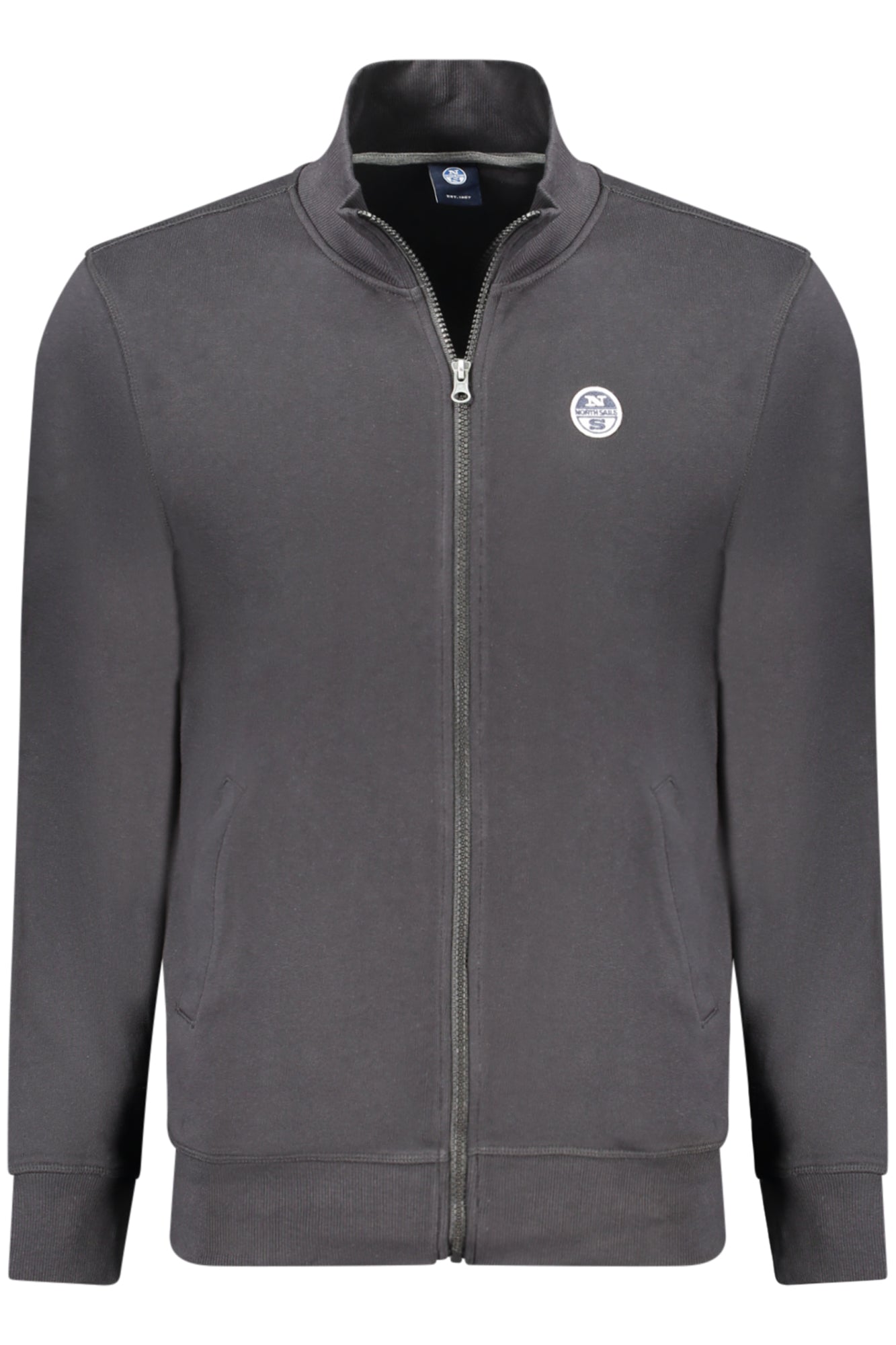 Sudadera negra con cremallera para hombre de North Sails