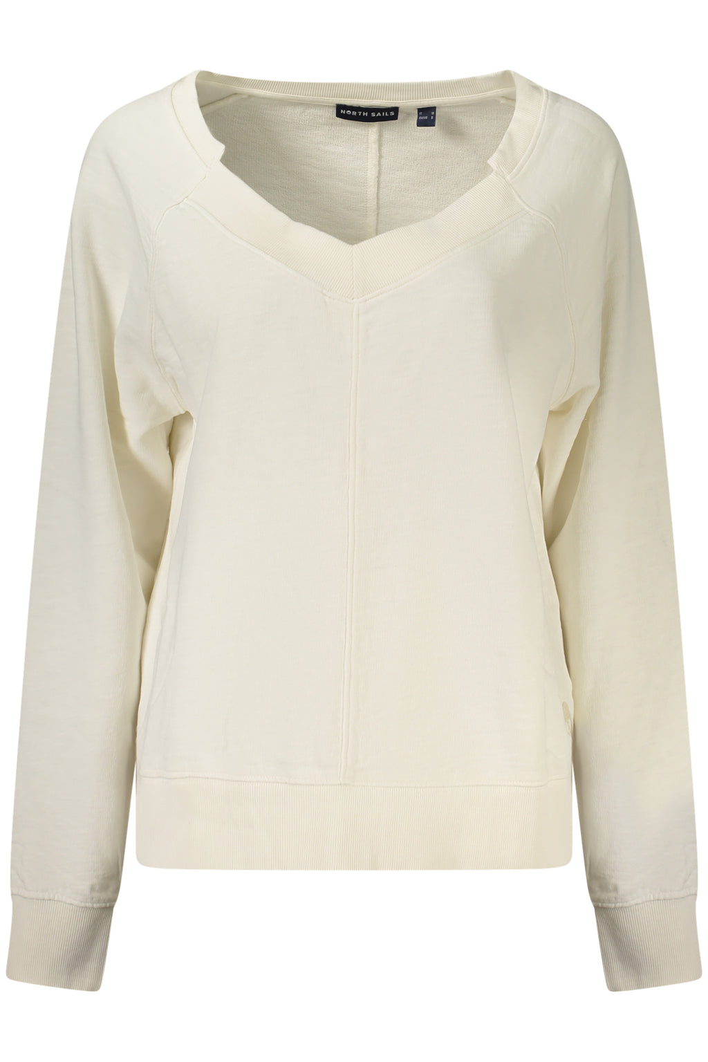 Sudadera blanca con cremallera para mujer de North Sails