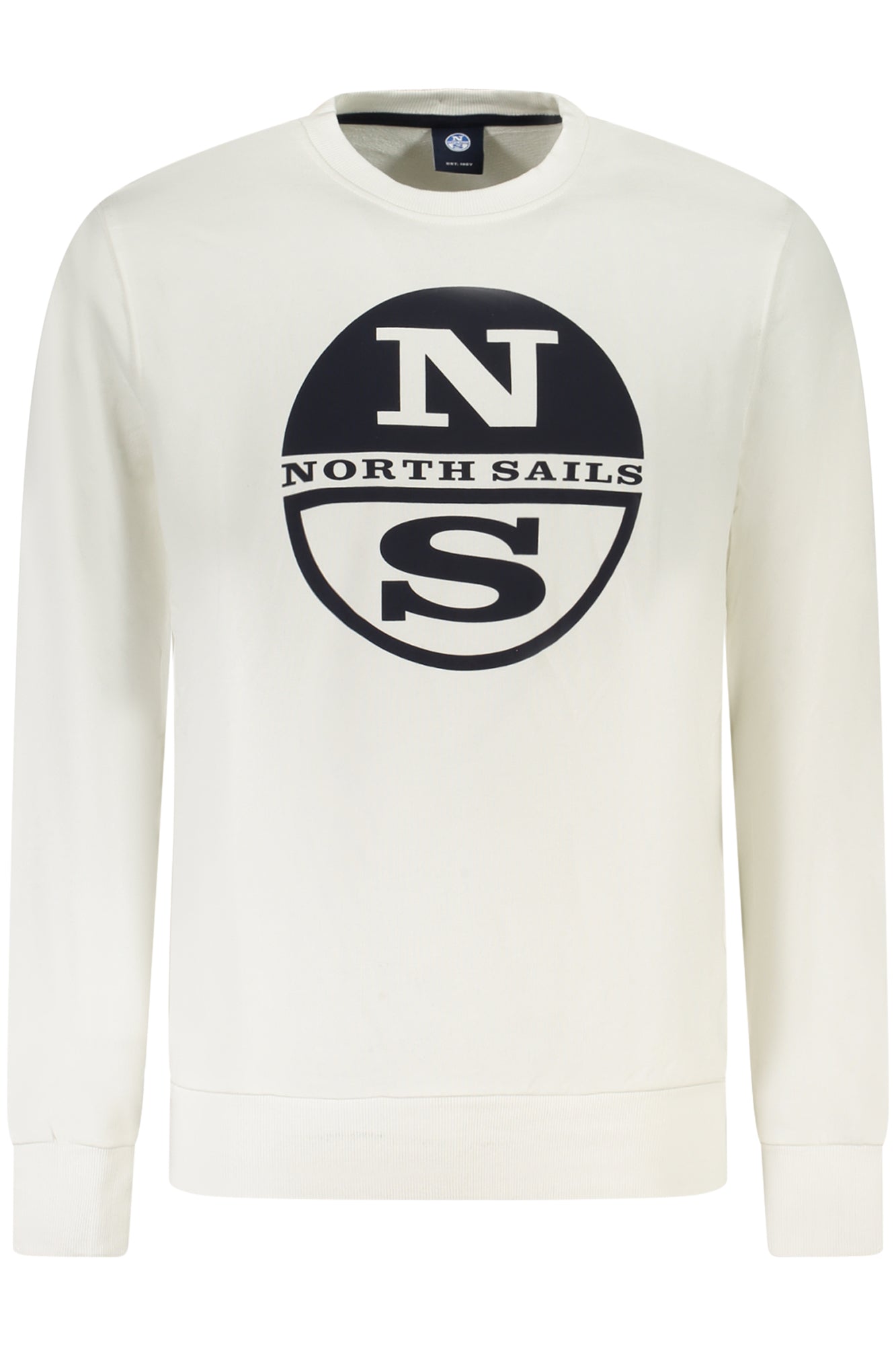 Sudadera blanca con cremallera para hombre de North Sails
