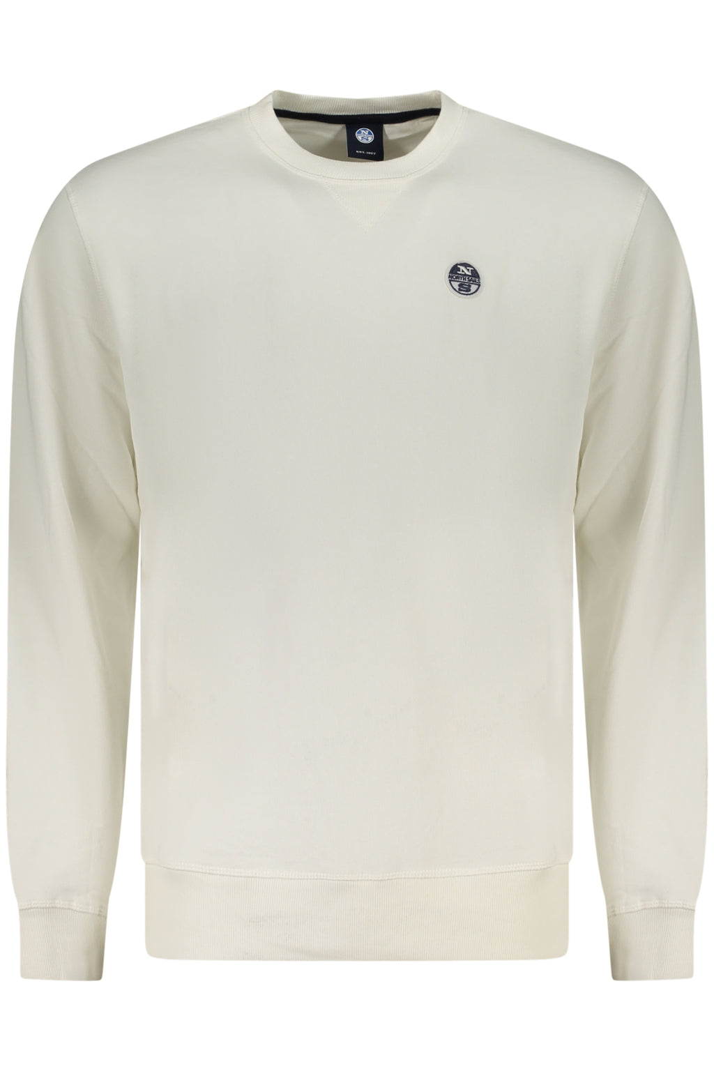 Sudadera blanca con cremallera para hombre de North Sails