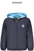 Chaqueta reversible azul con capucha para niños North Sails
