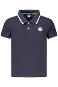 Polo azul marino de manga corta para niños North Sails