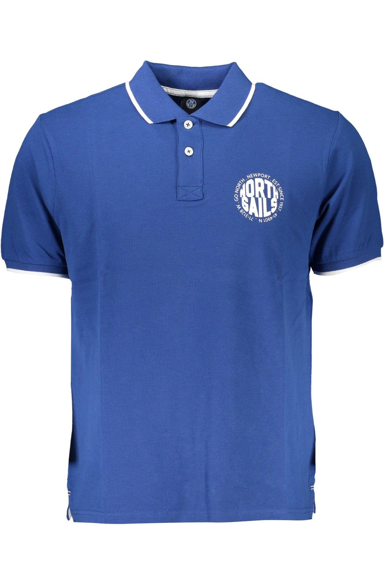 ""NORTH SAILS POLO MANICHE CORTE UOMO BLU""