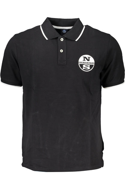Polo de Manga Corta para Mujer  Nero (Slim Fit)
