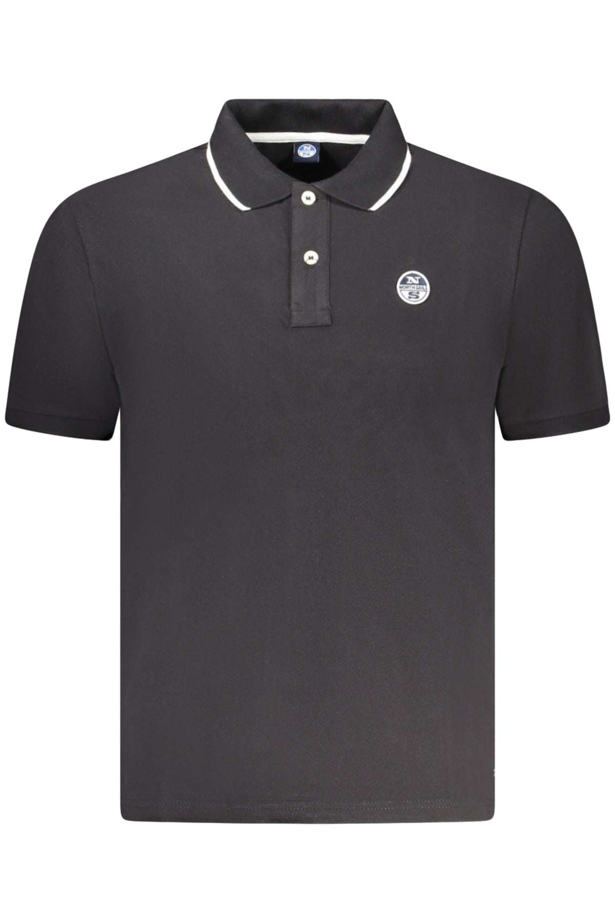 POLO DE MANGA CORTA PARA HOMBRE NORTH SAILS, NEGRO