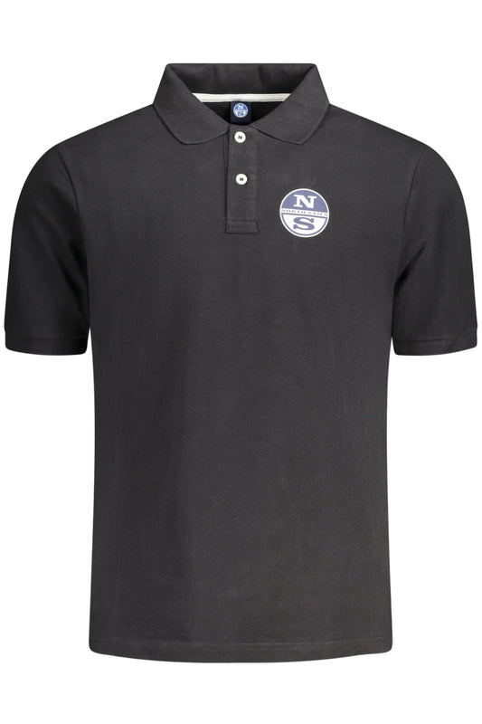 POLO MANGA CORTA PARA HOMBRE NORTH SAILS NEGRO