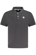 POLO DE MANGA CORTA PARA HOMBRE NORTH SAILS, NEGRO