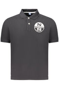 POLO DE MANGA CORTA PARA HOMBRE NORTH SAILS, NEGRO