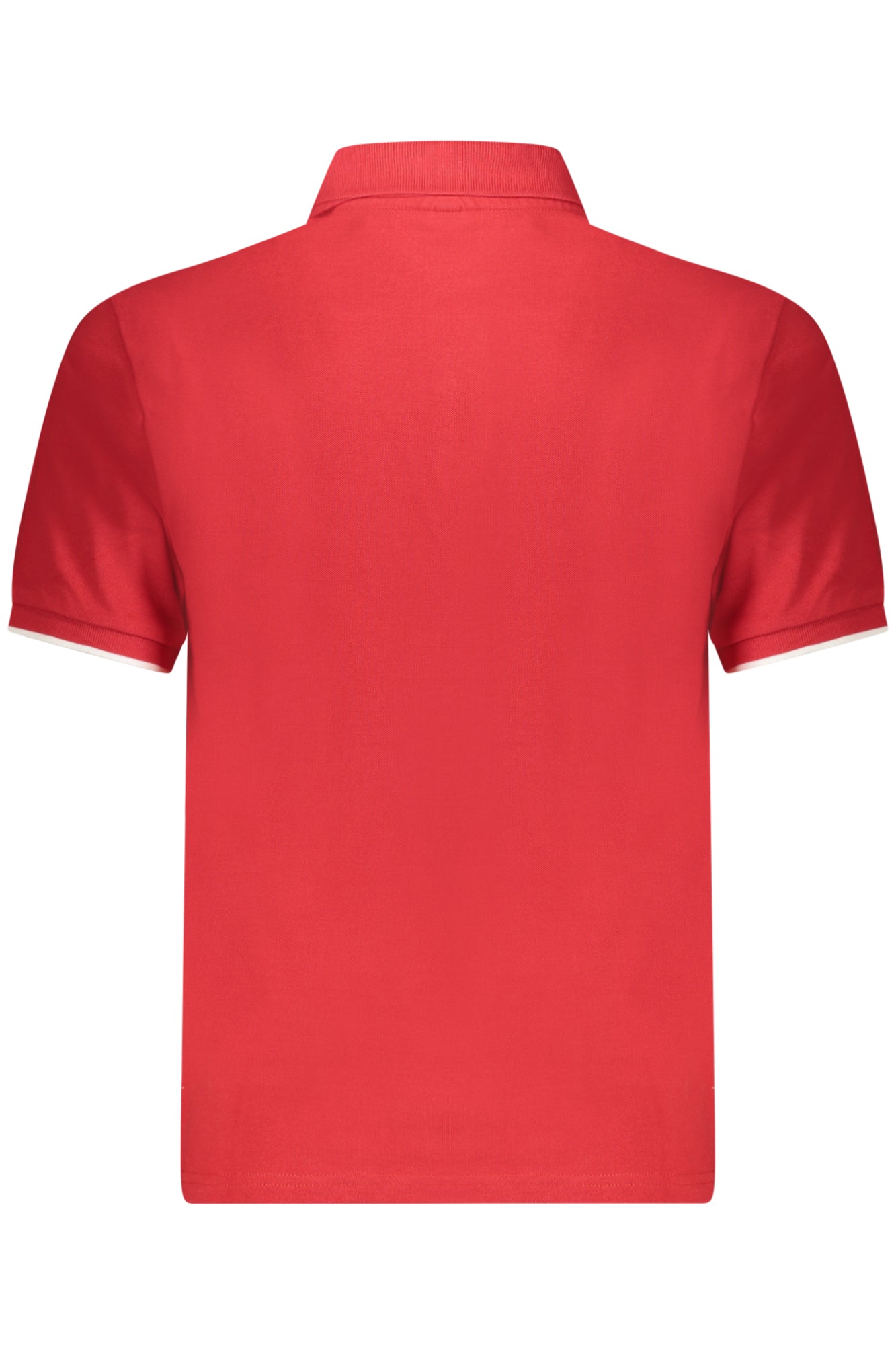 Polo de manga corta para hombre North Sails, color rojo.