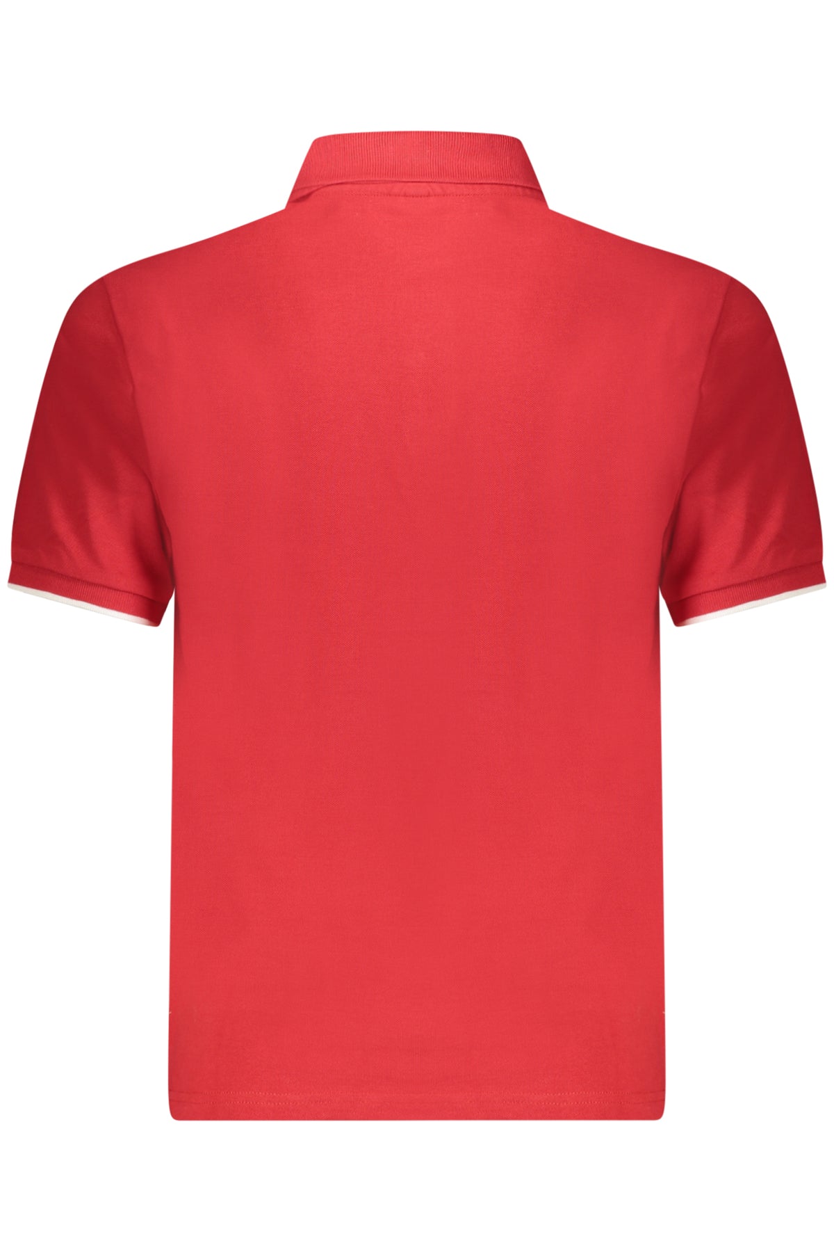 Polo de manga corta para hombre North Sails, color rojo.