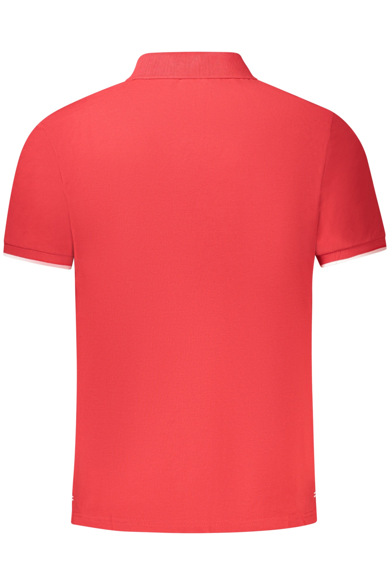 Polo de manga corta para hombre North Sails, color rojo.
