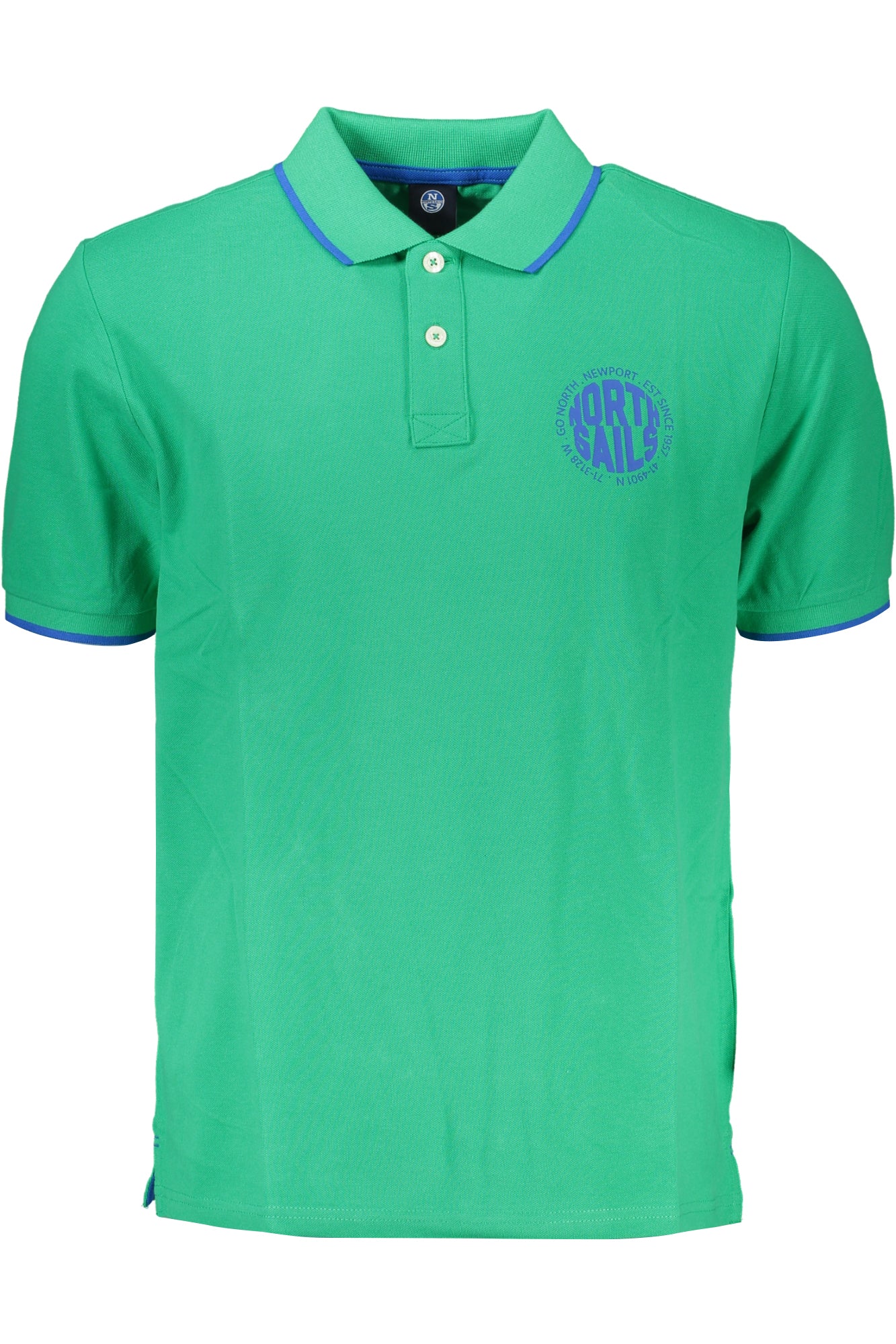 POLO MANCHES COURTES HOMME NORTH SAILS VERT