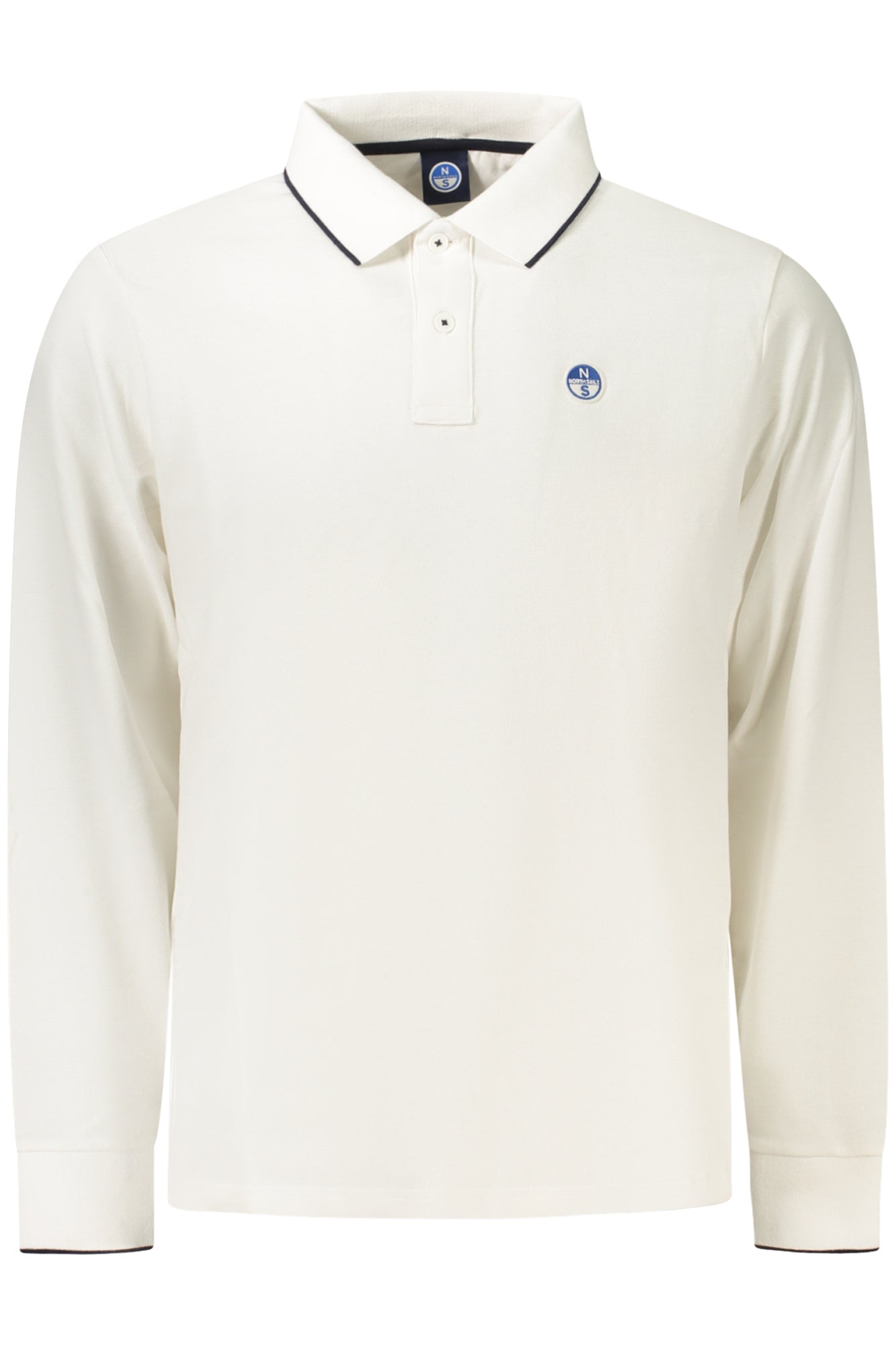 POLO DE MANGA LARGA PARA HOMBRE NORTH SAILS, BLANCO