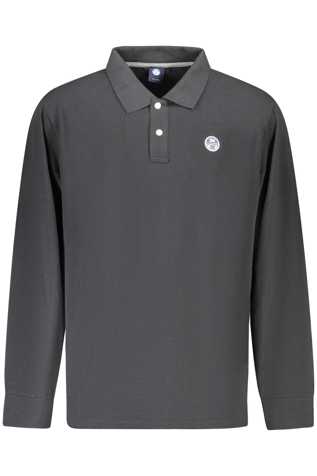 POLO DE MANGA LARGA PARA HOMBRE NORTH SAILS, NEGRO