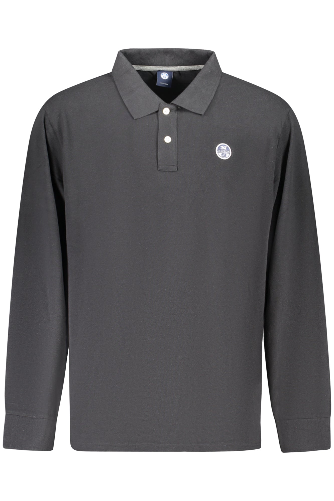 POLO DE MANGA LARGA PARA HOMBRE NORTH SAILS, NEGRO