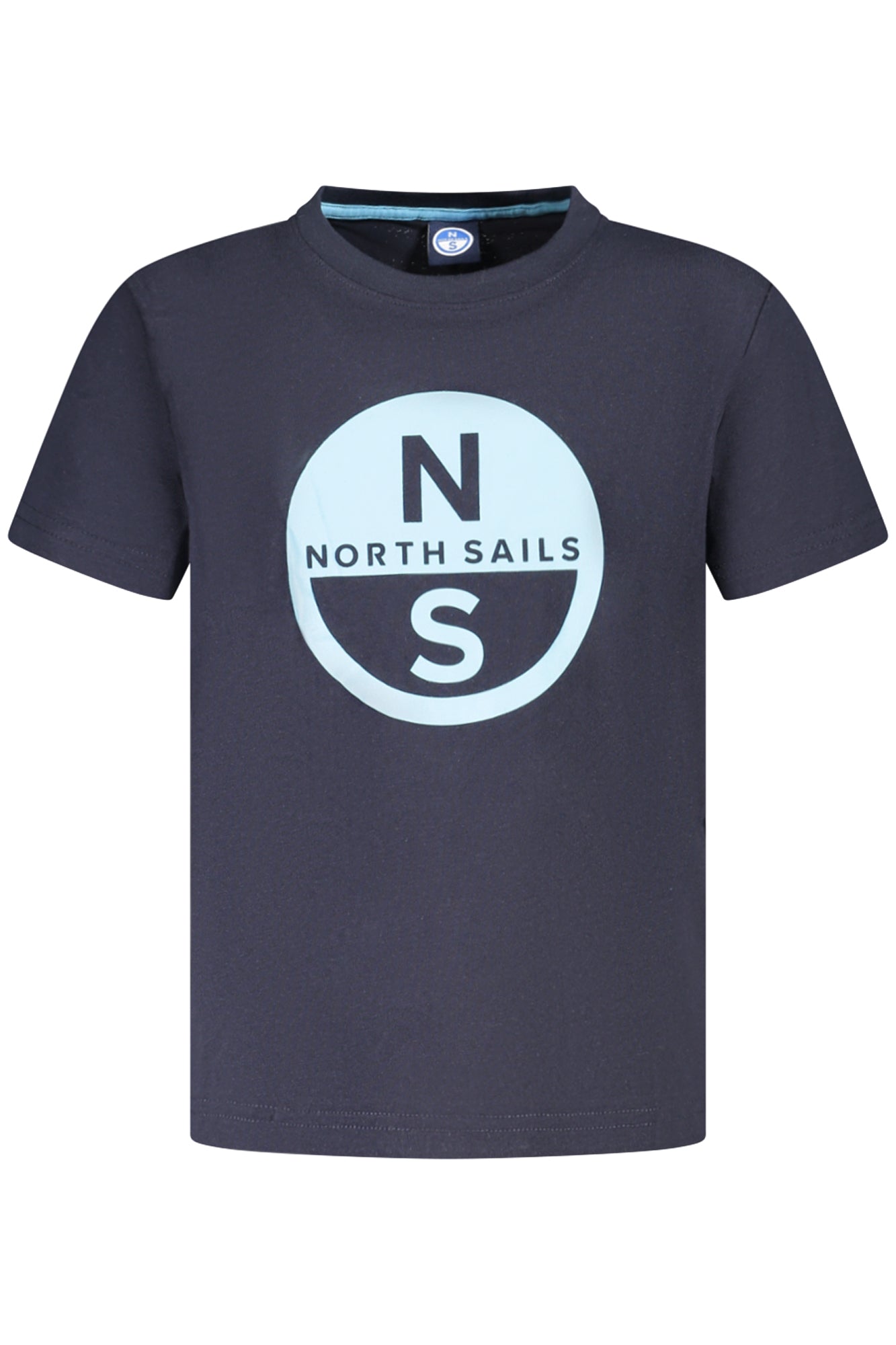 Camiseta azul marino de manga corta para niños North Sails Big Logo